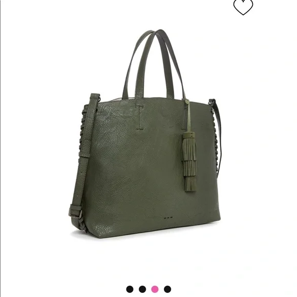 ASHTON TOTE BAG olive color - Picture 2 of 12